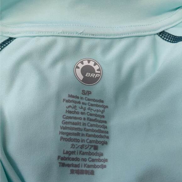 Sea Doo Women's Long Sleeve Rashguard Performance Jacket Size Small Full Zip - Picture 5 of 12